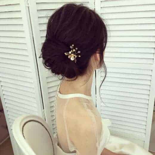  Chignon bun