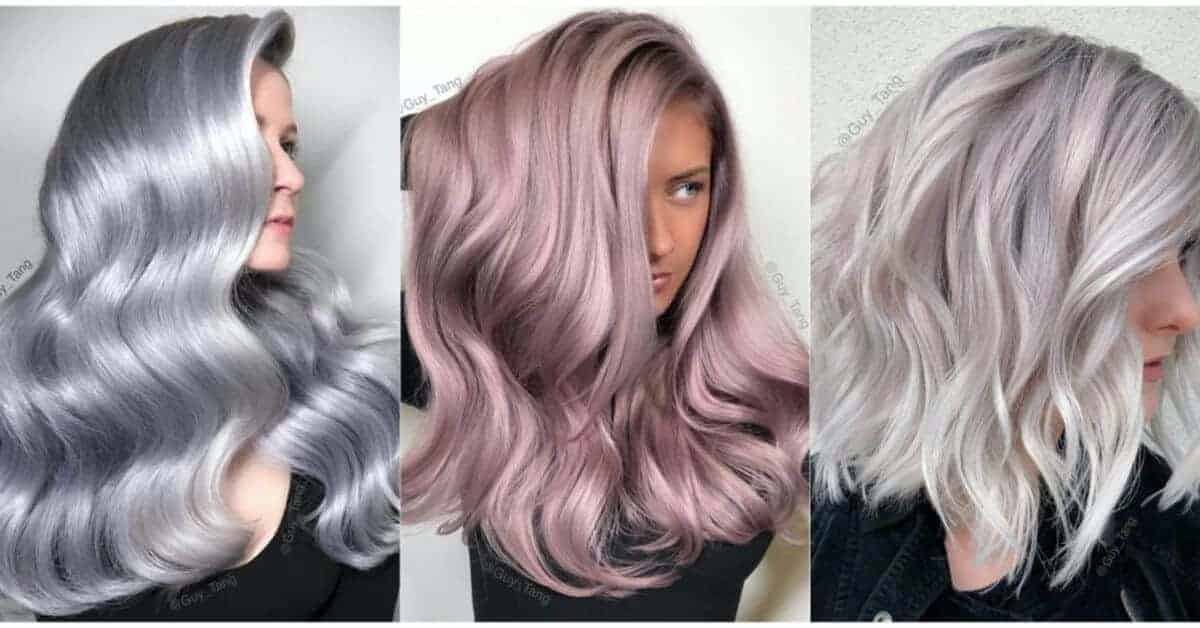 Metallic hair color range