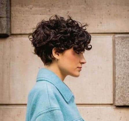 Pixie cut for thick curly hair