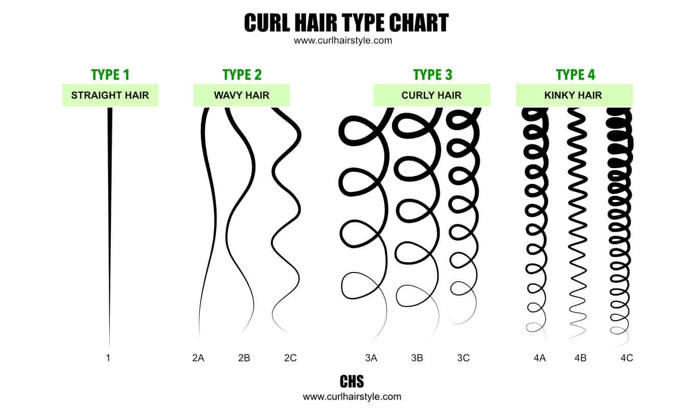 curl hair chart