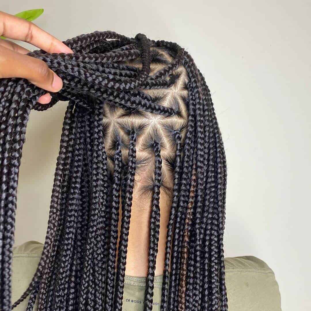 Triangle box braid