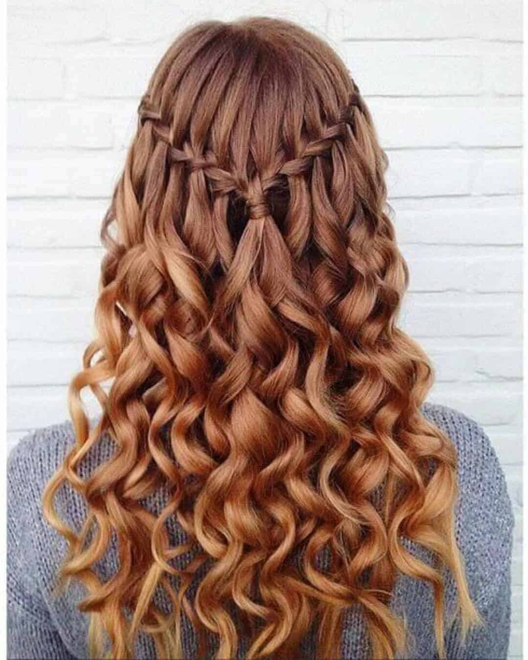 Waterfall braids