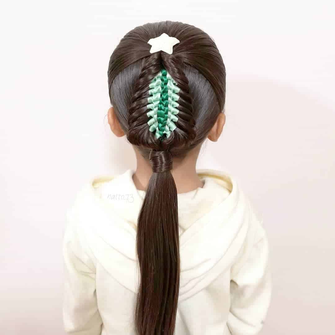 Unique girls braids