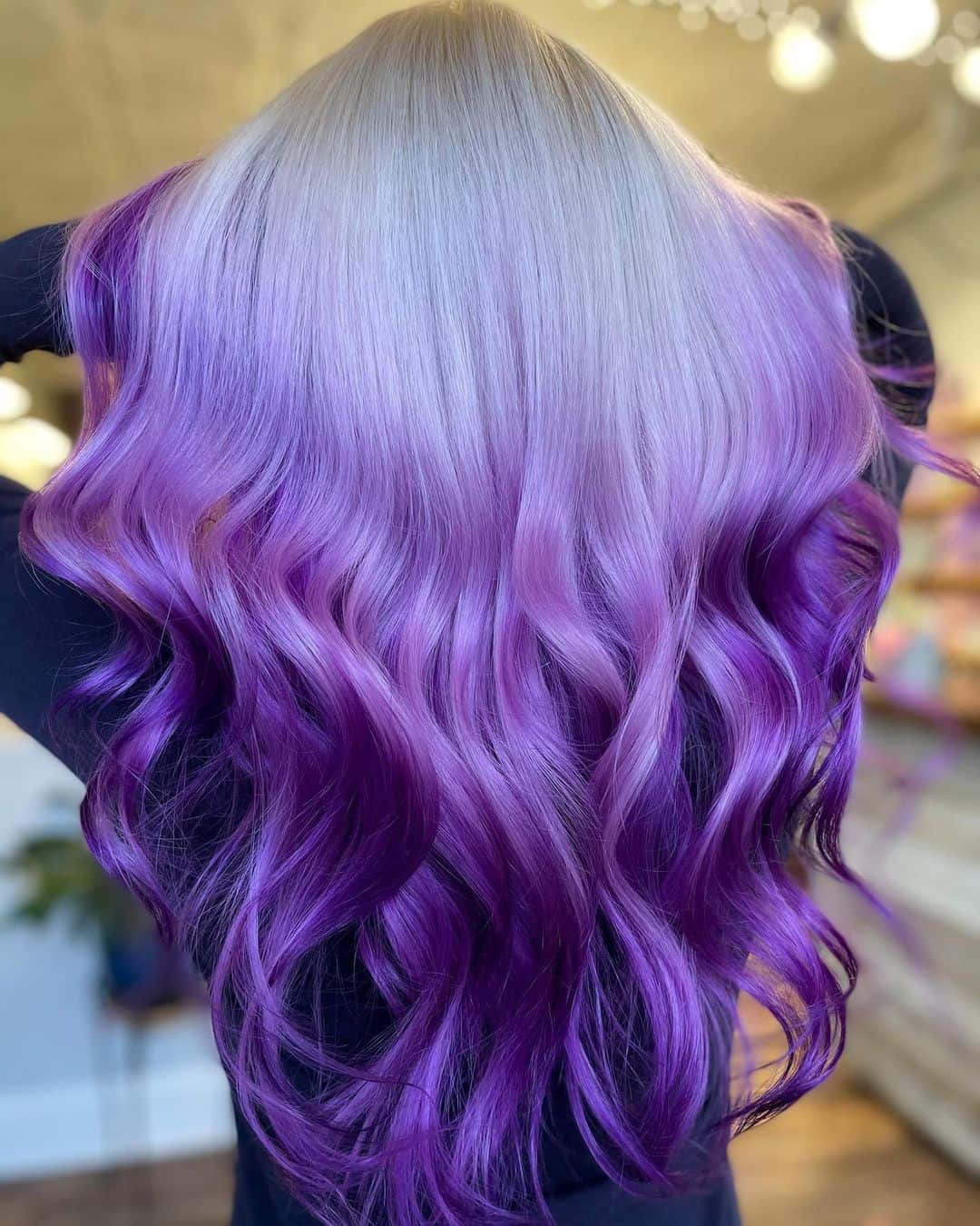 Zodiac Pisces purple hair