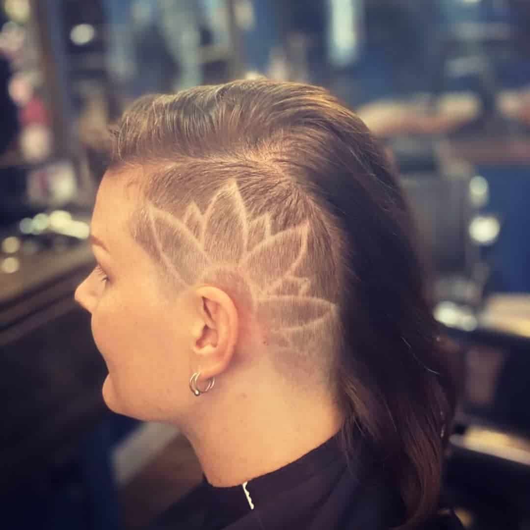 Mohawk with Geometric Design