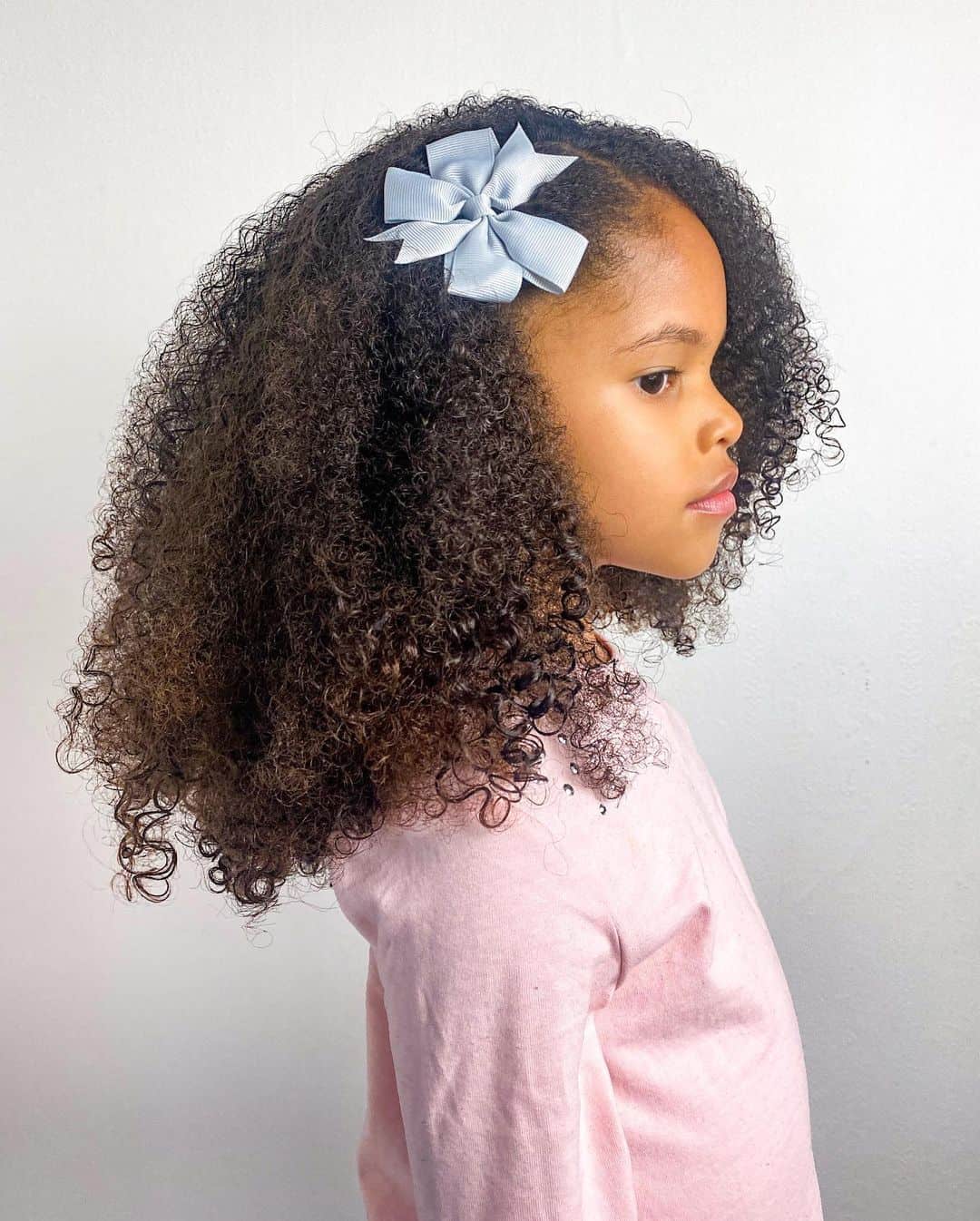 Curls with bow