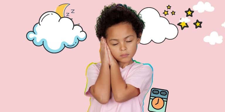A Curly hair kids bedtime routine made simple