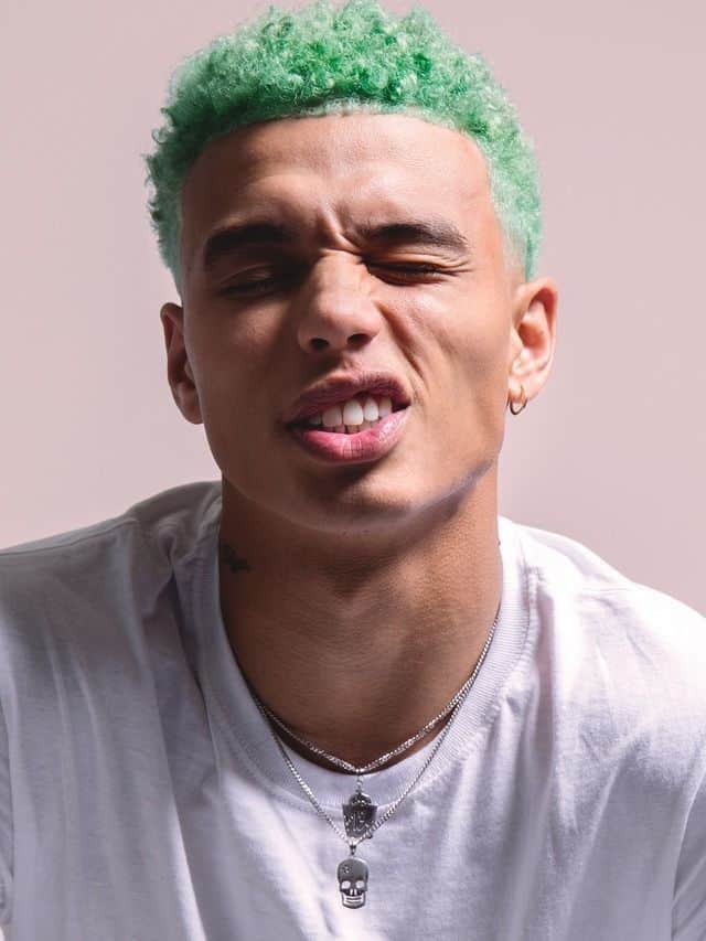 Green Hair colour