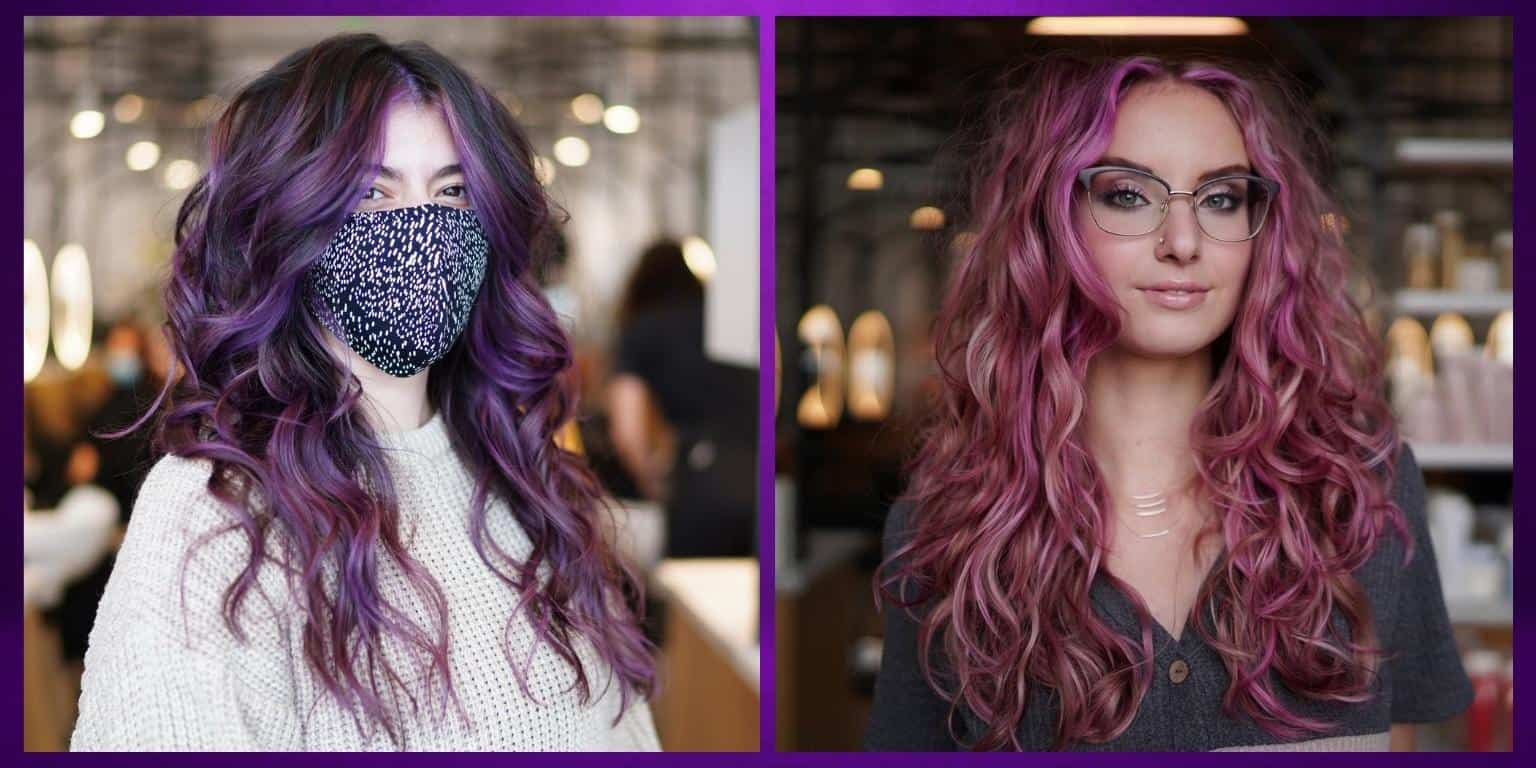 Purple Hair Color Ideas For Curly Hair | Curl Hair Style