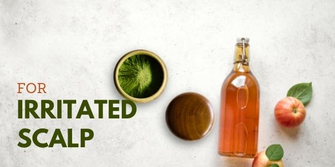 green tea and vinegar for irritated scalp