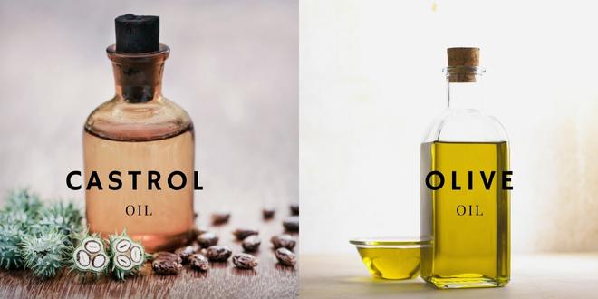 castor and olive oil for loc method