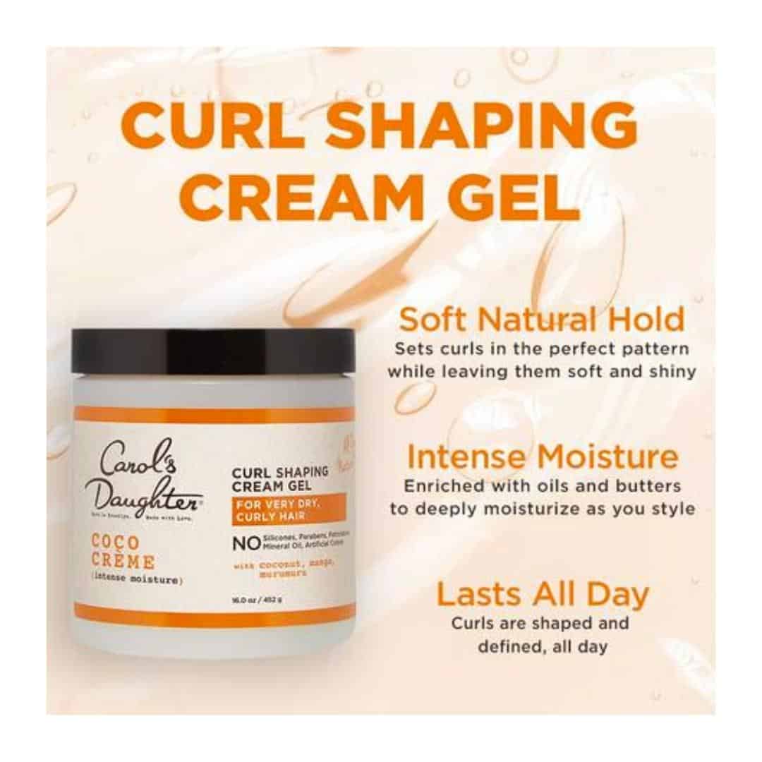curl shaping coco cream for high density hair