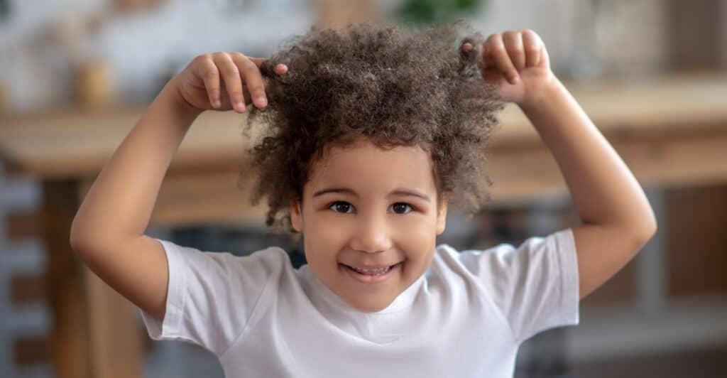 detangle kids curly hair