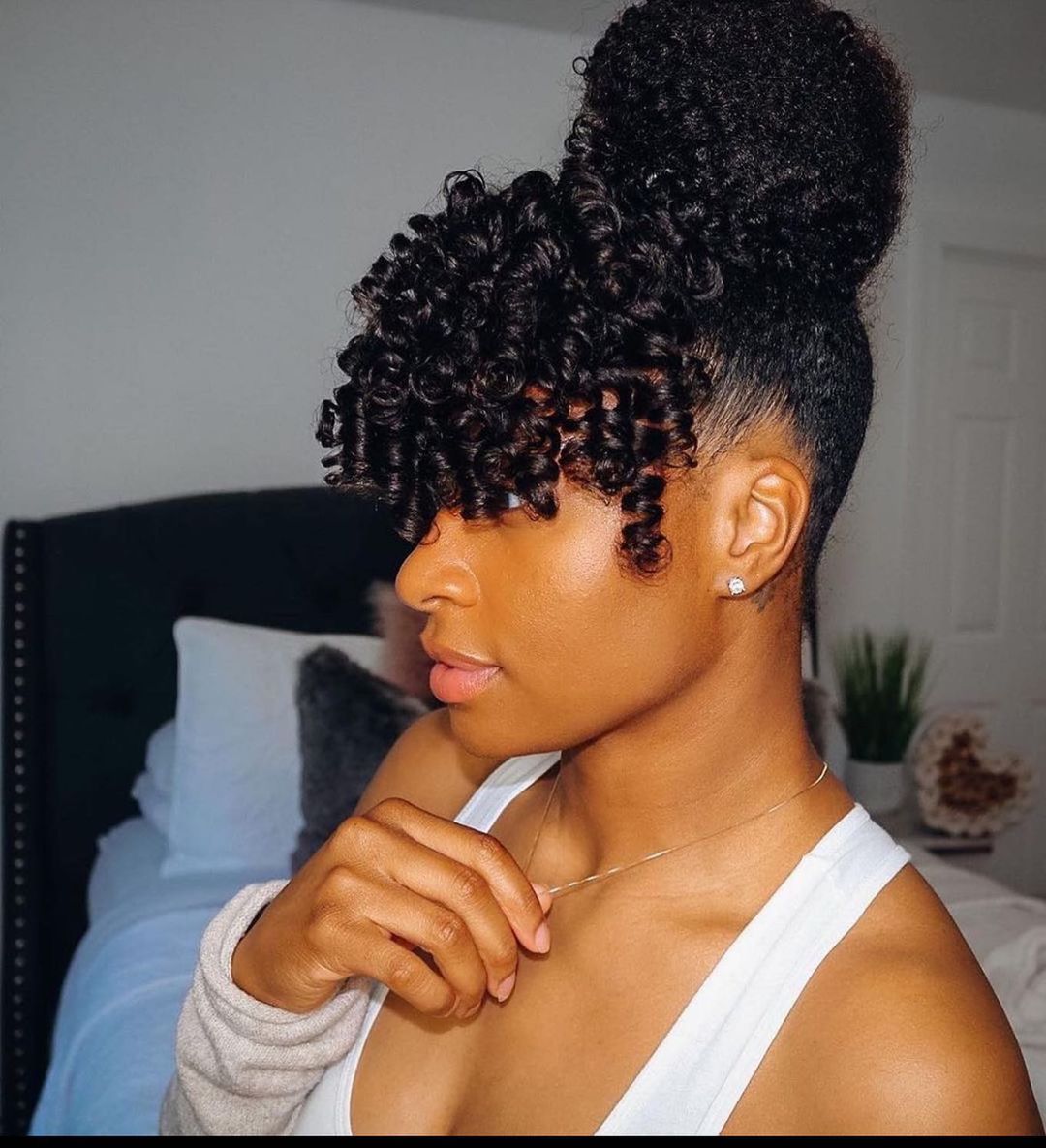 natural hair updos 