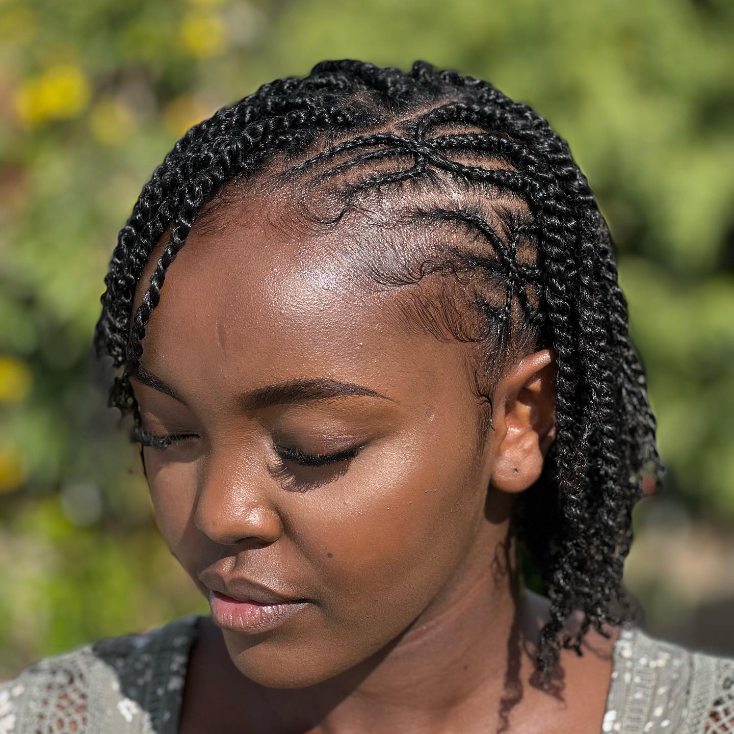 twist out hairstyle