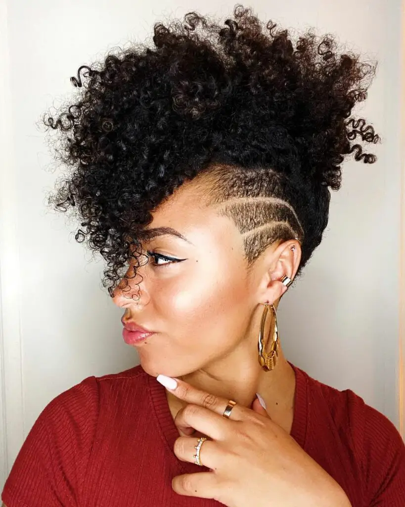 4a Curly mohawk