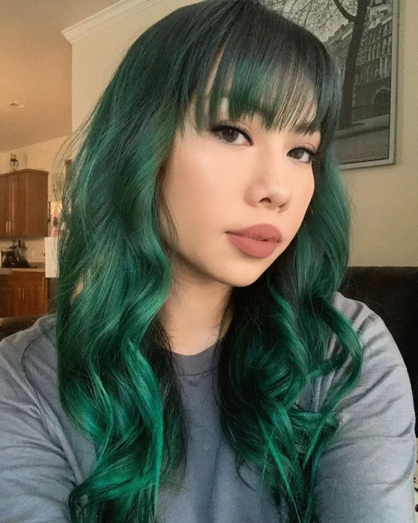 Emerald Enchantment hair color