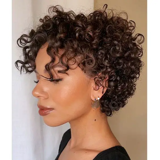 curly pixie cut