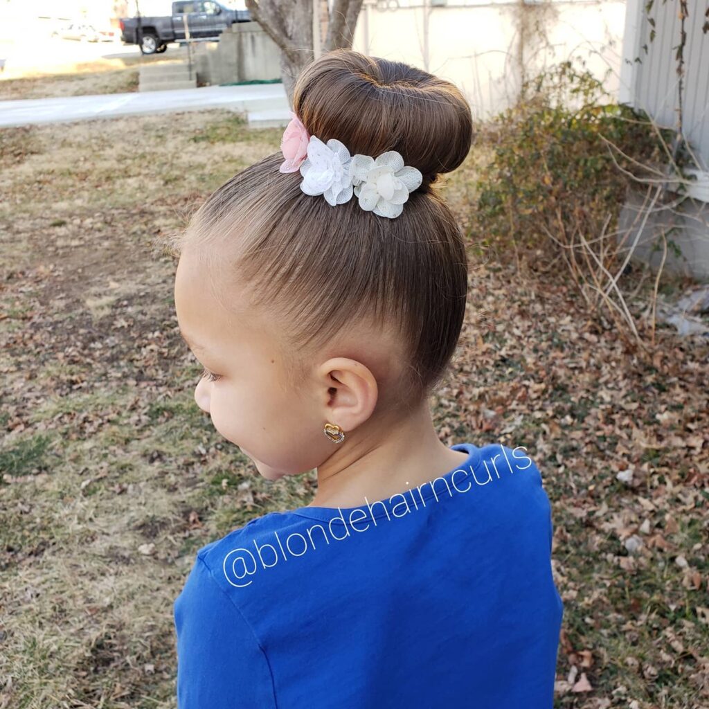 The Curly Ballerina Bun hairstyle