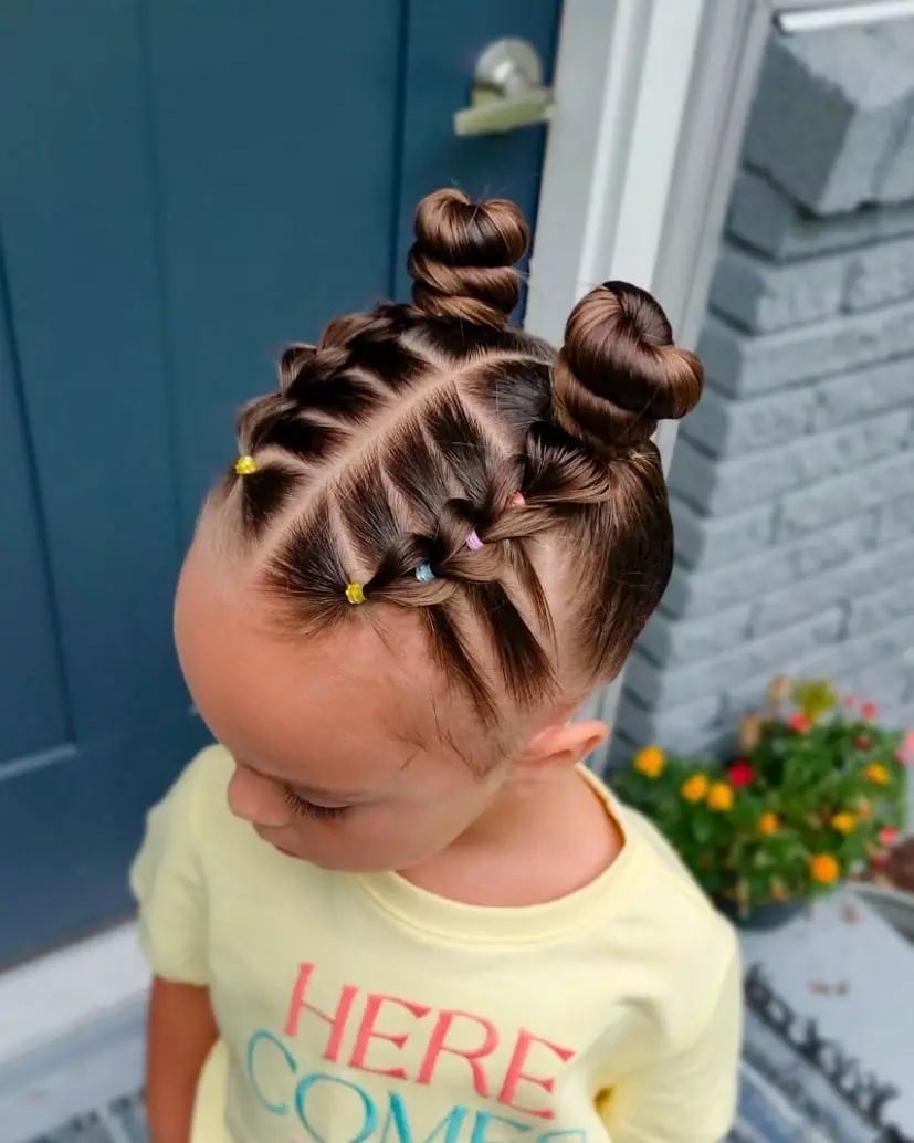 space Buns Adventure  hairstyle