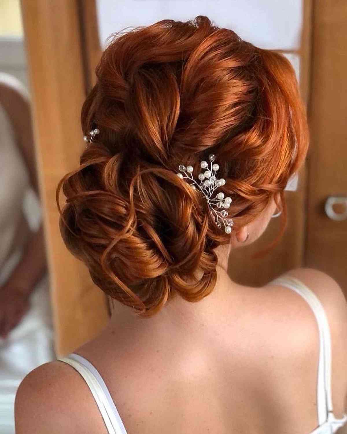 The Flowing Low Updo 