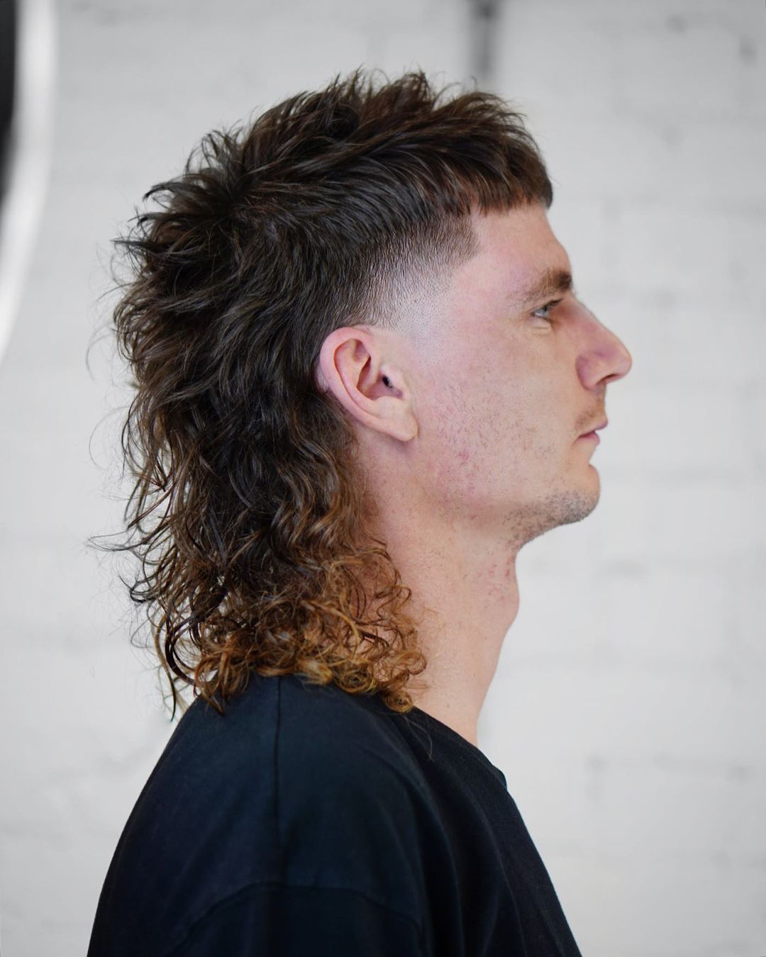 Long mullet haircut from brodiethebarber